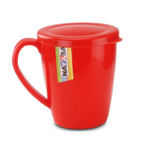 MILK MUG WITH LID 400 ML SINGLE PC