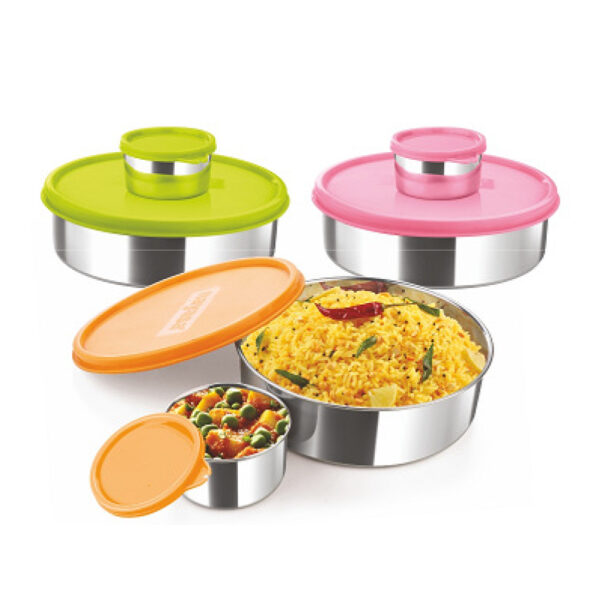SS ALLOY VITAL LUNCH TIFFIN