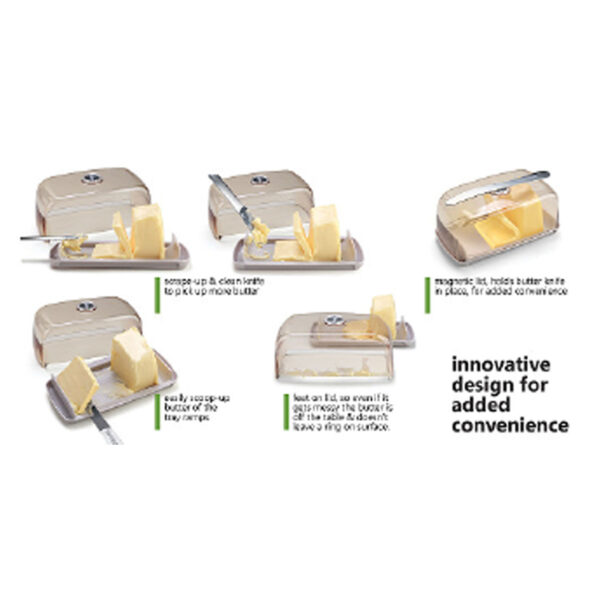 SMART BUTTER DISH WITH SS KNIFE - Image 3